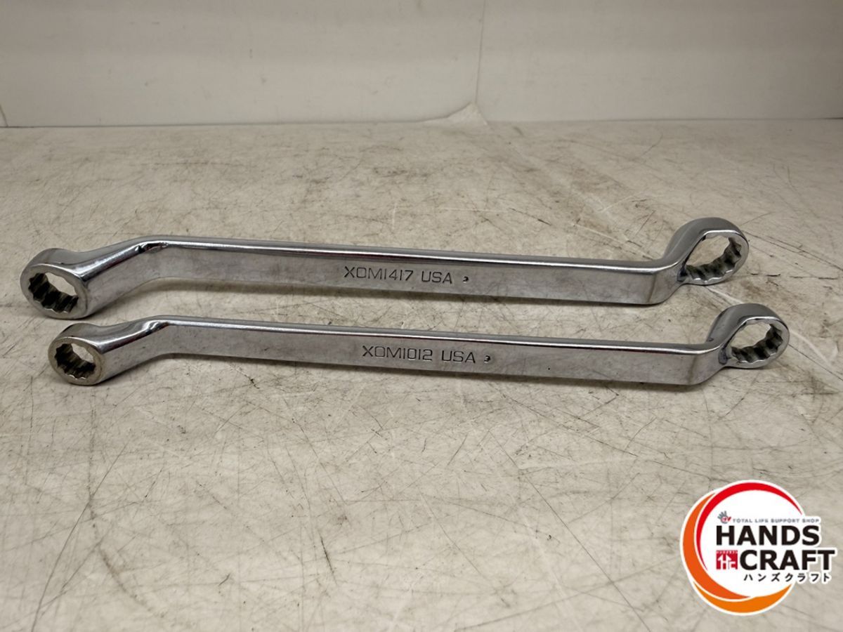  Sunap-on メガネレンチ2本セット XOM 1012 1417 スナップオン その他 ドライバー レンチ