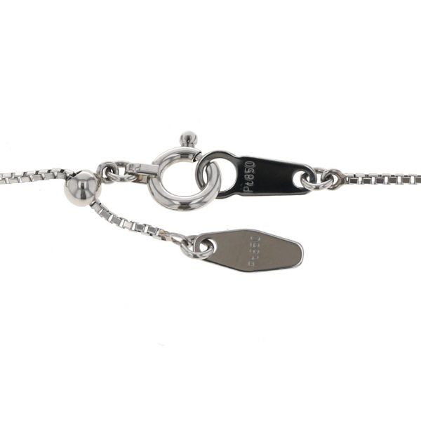 Pt950 Pt850 プラチナ ネックレス ダイヤモンド 0.227ct Eカラー