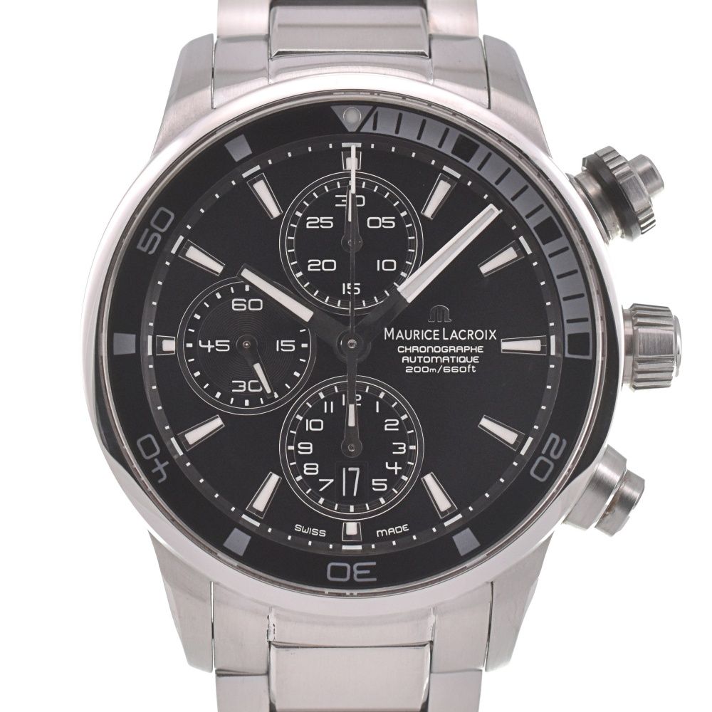 モーリスラクロア MAURICE LACROIX PT6008-SS002-330 ポントス クロノグラフ 自動巻き メンズ 内 き H 139727