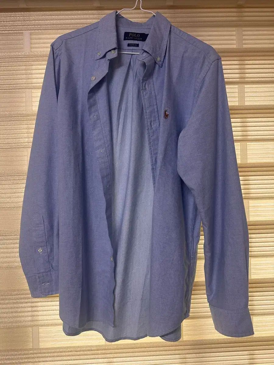 ポロ Ralph Lauren ラルフローレン クラシックフィット オックスフォード シャツ M サイズ bsr 青
