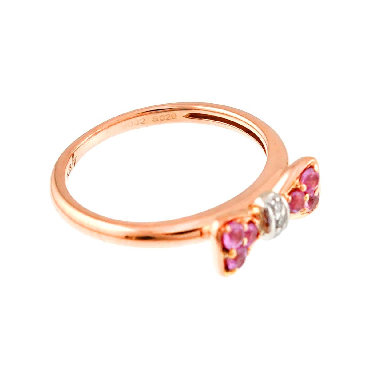 20/美品 ポンテヴェキオ K18WG ダイヤ計0.60ct リング 指輪 Ponte Vecchio ポンテヴェキオ 美品 ブラックダイヤ 0.25ct ダイヤ0.20