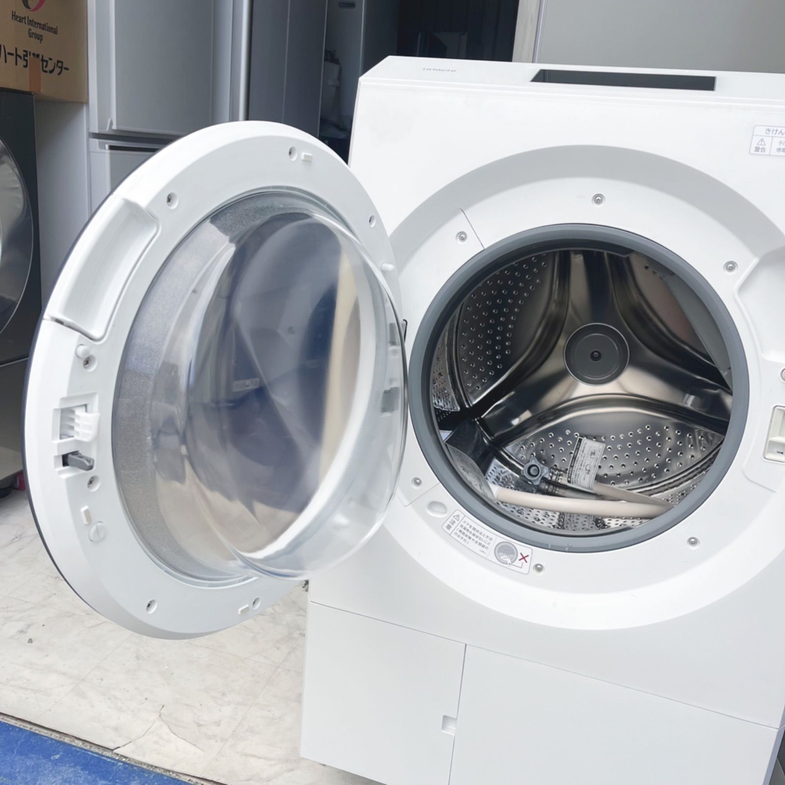 取付無料！日立最上位モデル洗剤自動投入熱乾燥搭載ドラム式洗濯