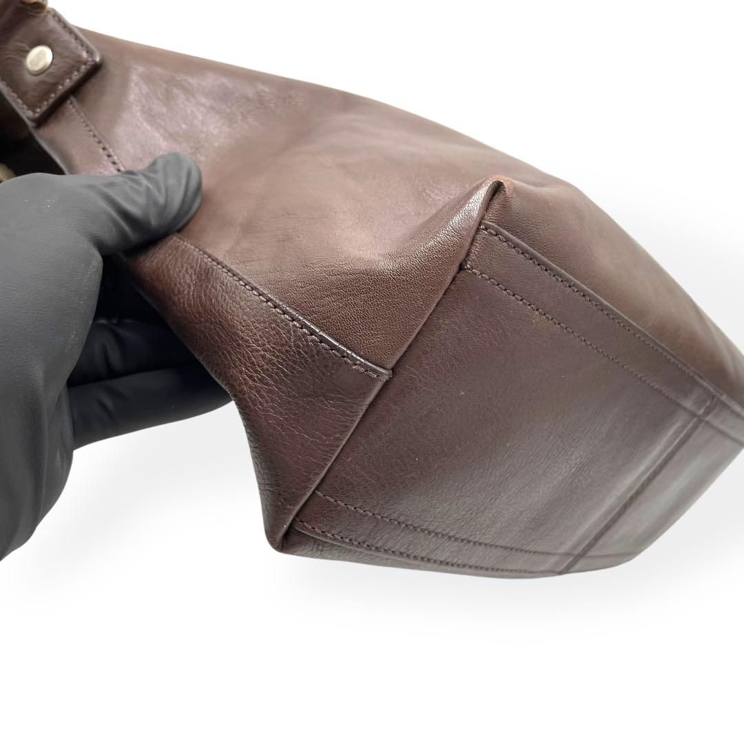 極美品 COACH コーチ ショルダーバッグ ヘリテージ レザー