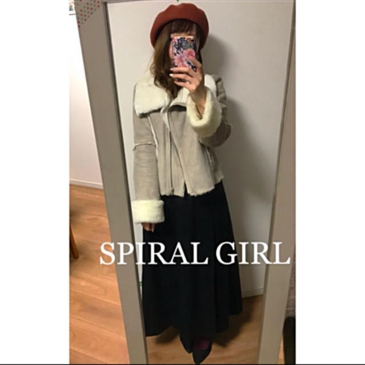 ☆SPIRAL GIRL☆スパイラルガール フェイクムートンショートコート