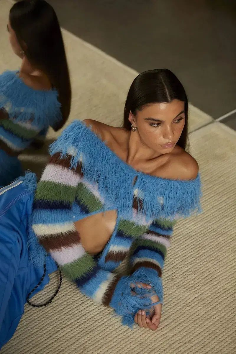 ハウスOFサニー ニットカーディガン