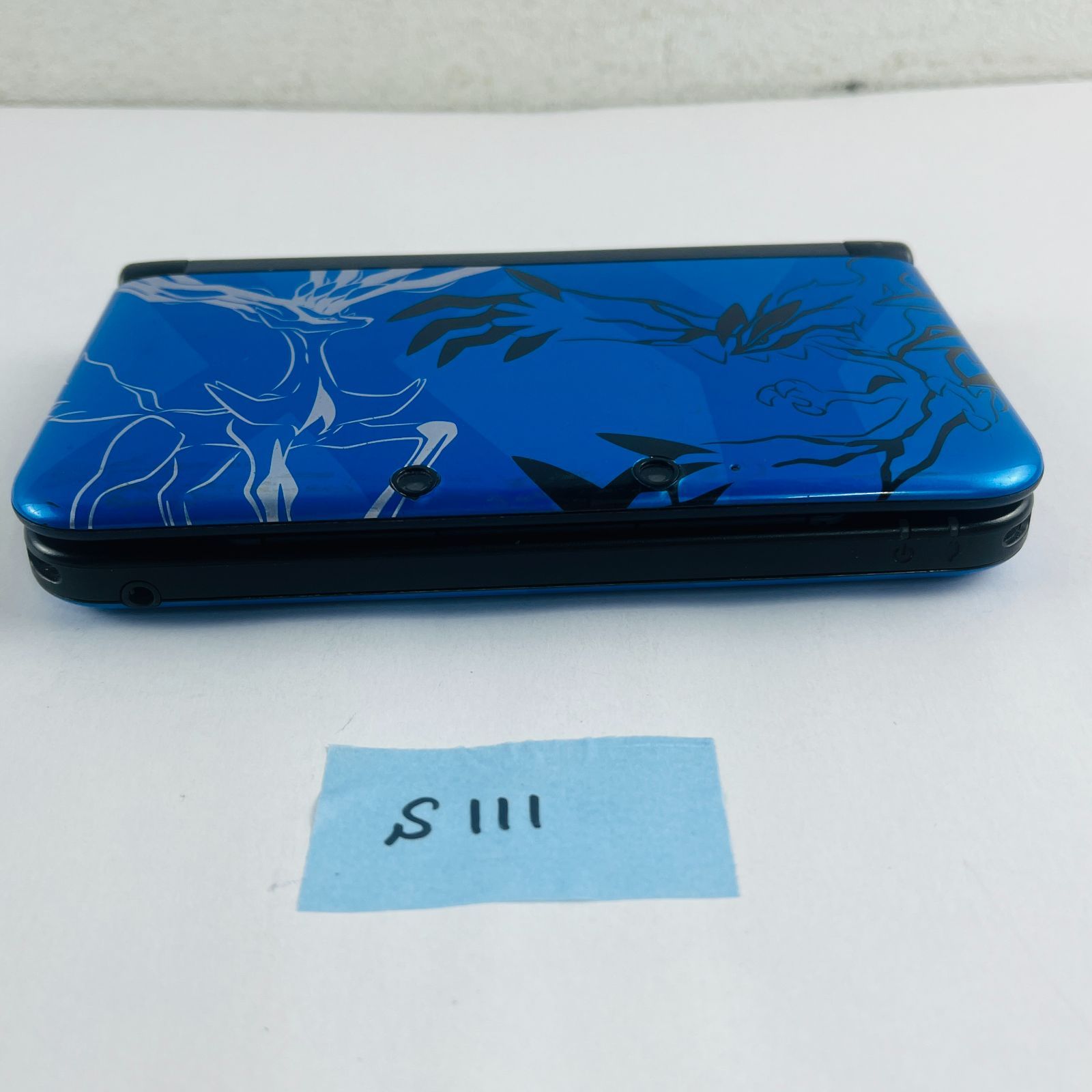 S111 デザイン Nintendo 3DSLL ポケットモンスター Xパック ゼルネアス イベルタル ブルー 本体 任天堂 ニンテンドー DS 3DS 携帯型ゲーム機 ポケモン ゲーム コラボ商品 オリジナルデザイン オリジナル UP786_INFO