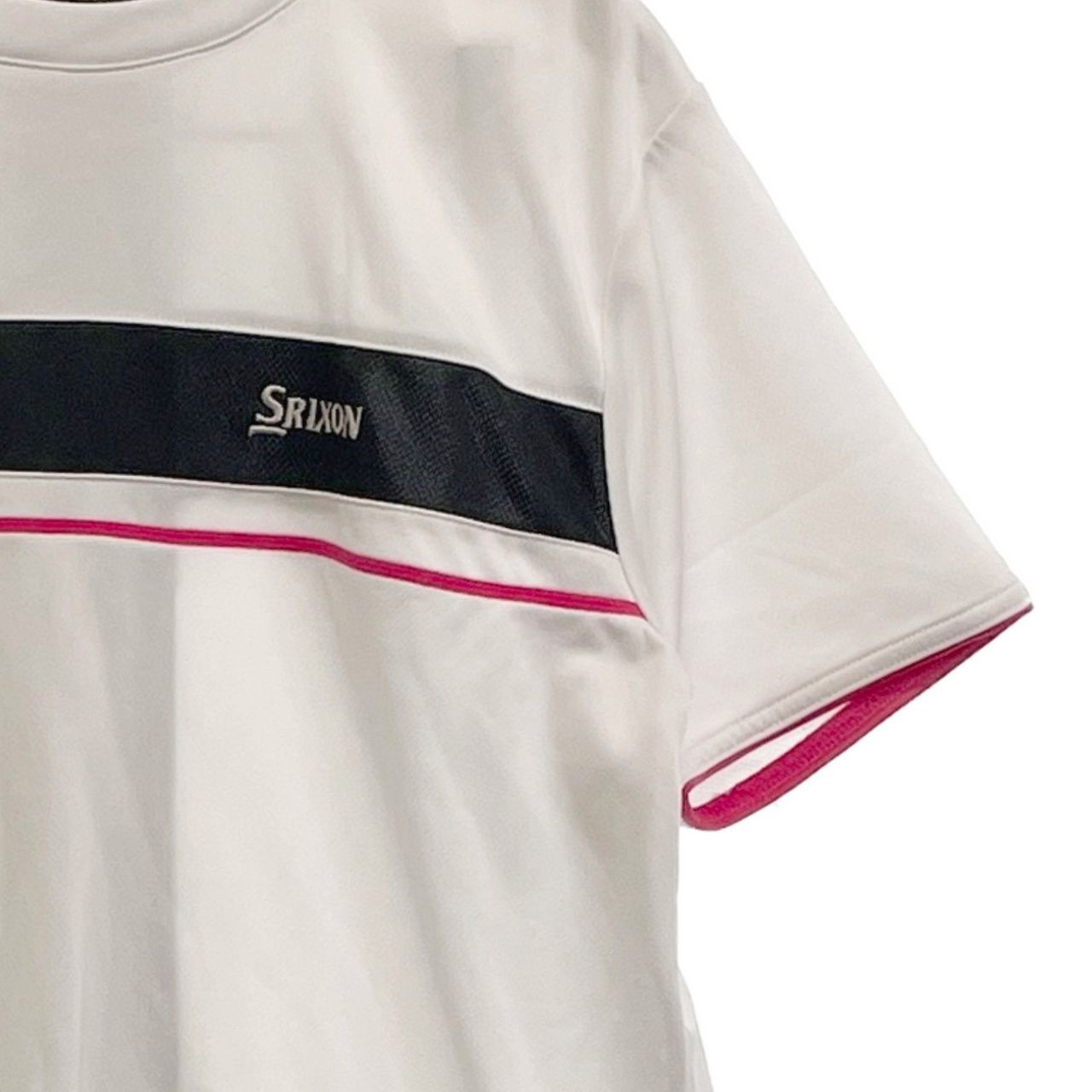 Mサイズ】SRIXON スリクソン Tシャツ メンズ M ホワイト ゴルフ