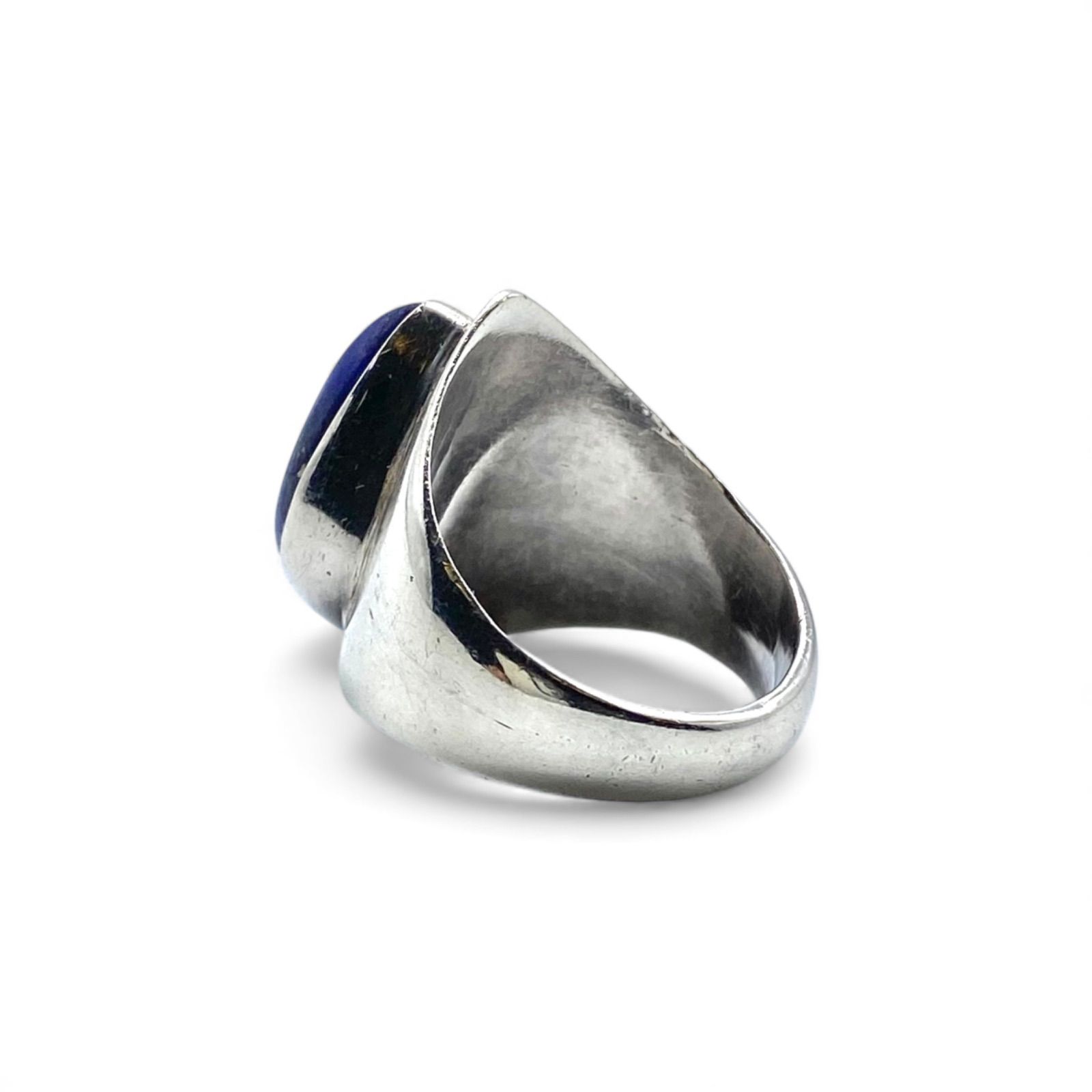 真実の石】ラピスラズリ Silver 925 刻印 90s Vintage Ring シルバー 