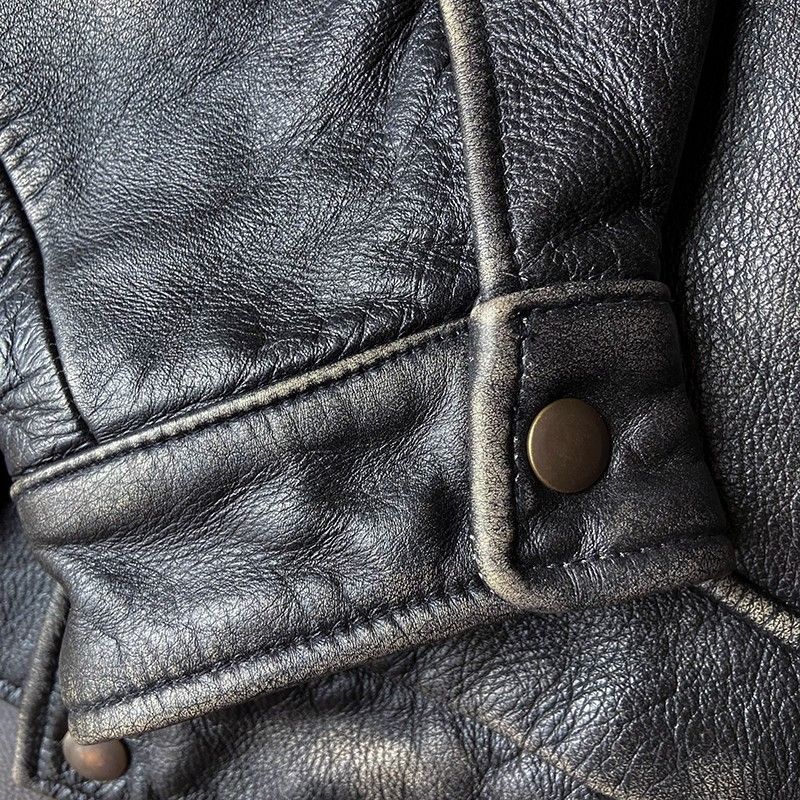 牛革 手作り擦色