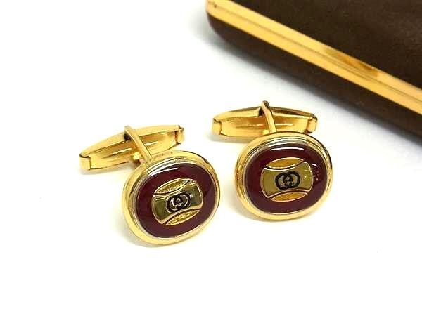 □極美品□ GUCCI グッチ ヴィンテージ カフスボタン