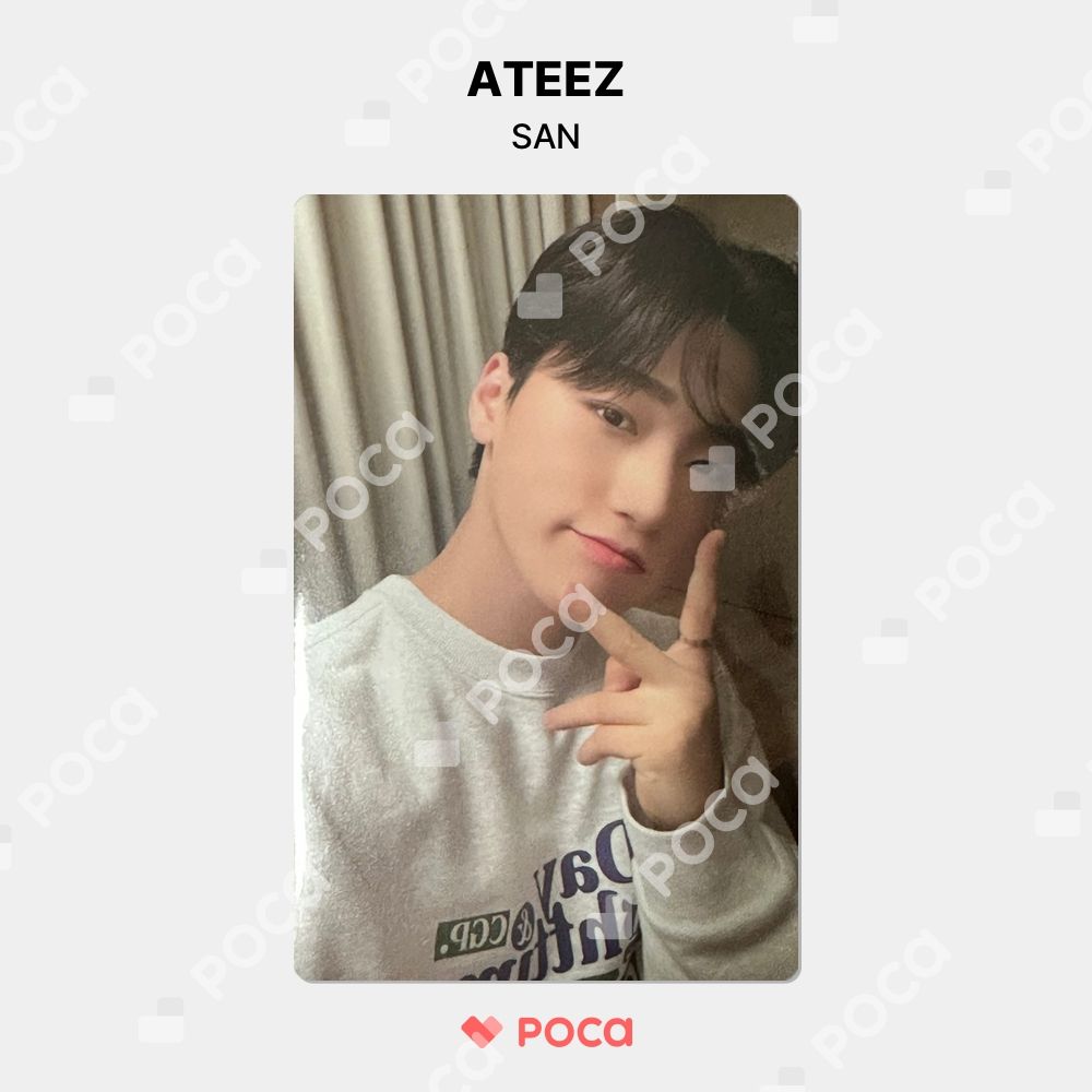 ATEEZ  サン KQ サマーフォトブック トレカ ATEEZ サン トレカ ATEEZ 2023 SUMMER PHOTOBOOK KQ SHOP 公式