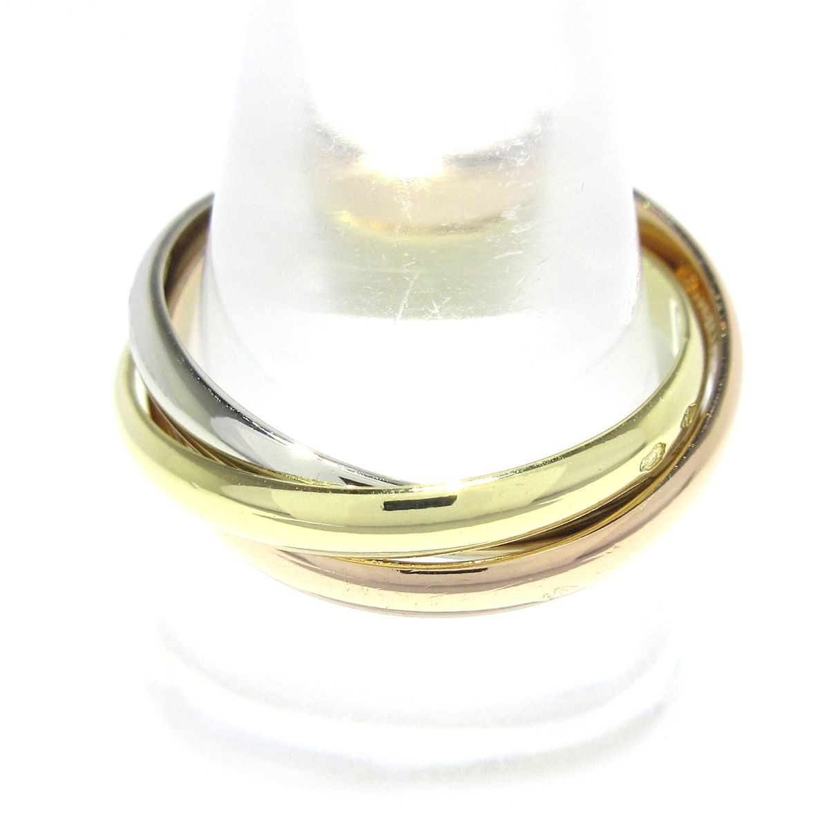 Cartier(カルティエ) 3連リング 53美品 トリニティ K18スリー