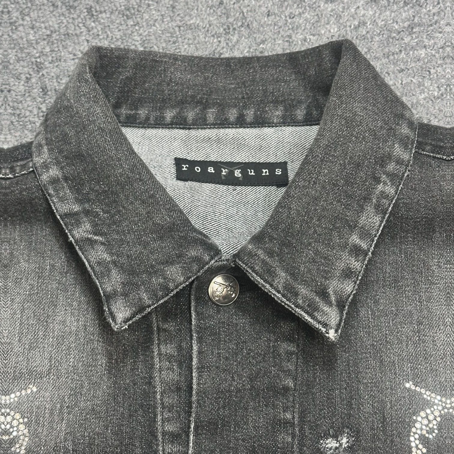 参考上代66000円 roarguns DENIM JACKET VINTAGE WASH METAL