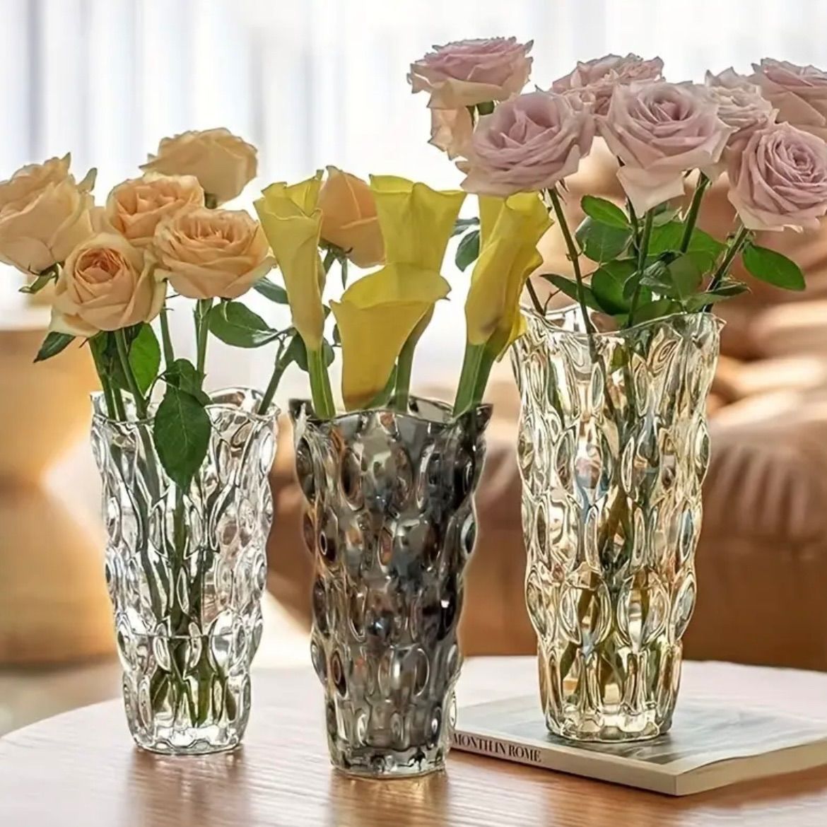 BOHEMIA CRYSTAL カットクリスタル 花瓶 Bohemia リードクリスタル