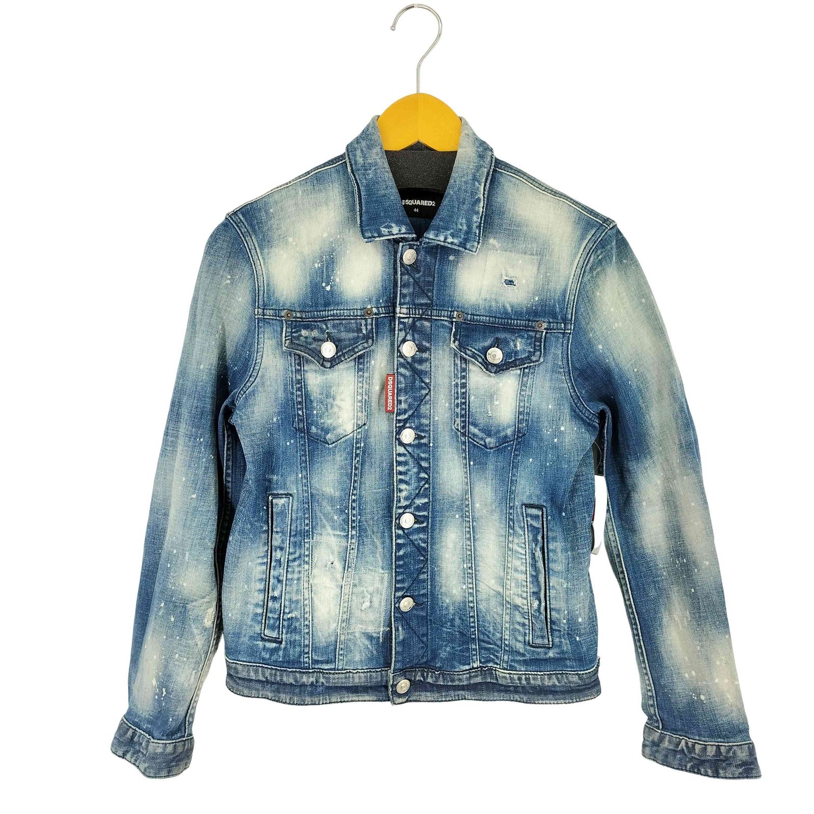 美品☆DSQUARED２コンビデニムジャケット DSQUARED2 ディースクエアード デニムジャケット DAN JEAN