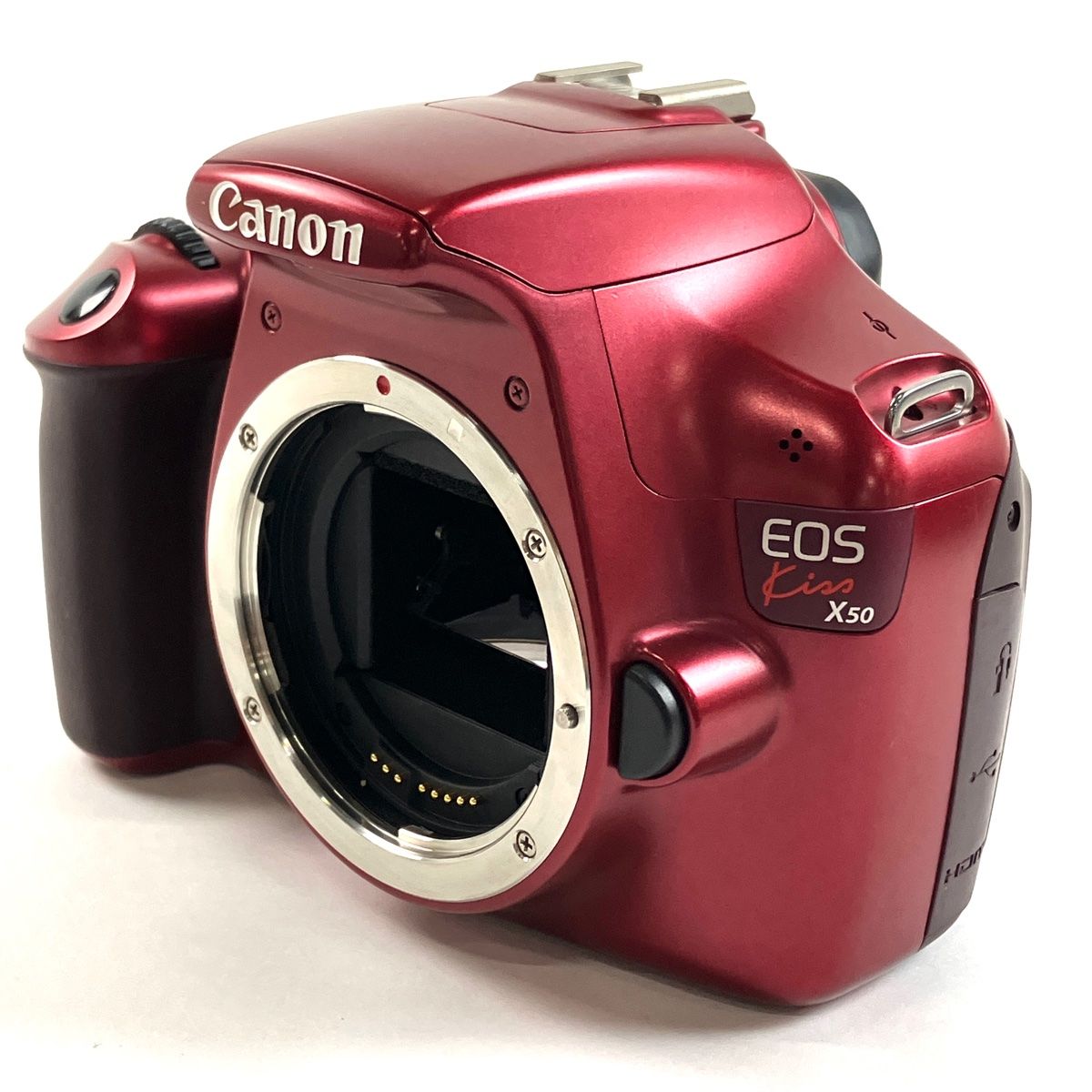 キヤノン Canon EOS Kiss X50 ボディ レッド デジタル 一眼レフ