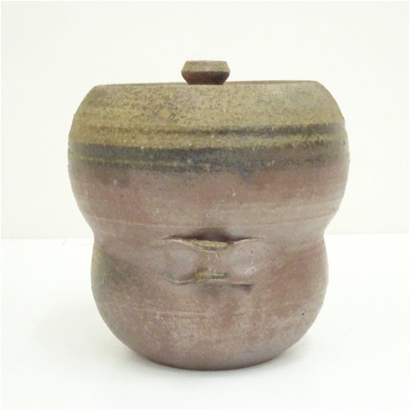 丹波赤土部釉水指 共箱