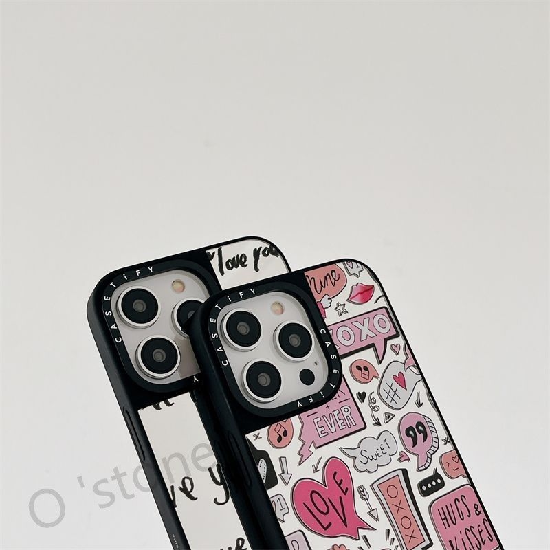 新品 casetify LOVE ケースティファイ iPhone用ケース 耐衝撃