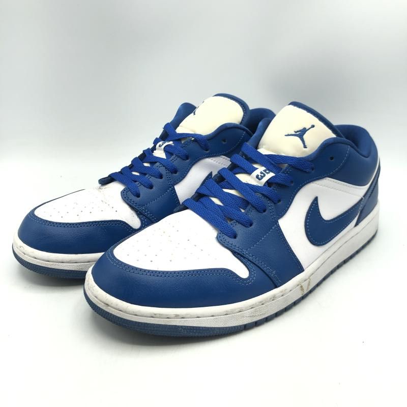 NIKE Women s Air Jordan 1 Low Marina Blue 28cm DC0774-114 ナイキ ウィメンズ エア ジョーダン 1 ロー マリーナブルー 17