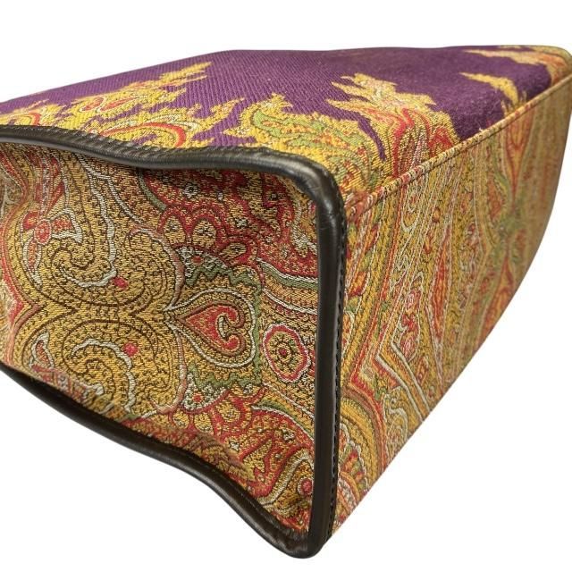 ETRO エトロ トートバッグ ハンドバッグ 手持ち鞄 肩掛け ペイズリー柄