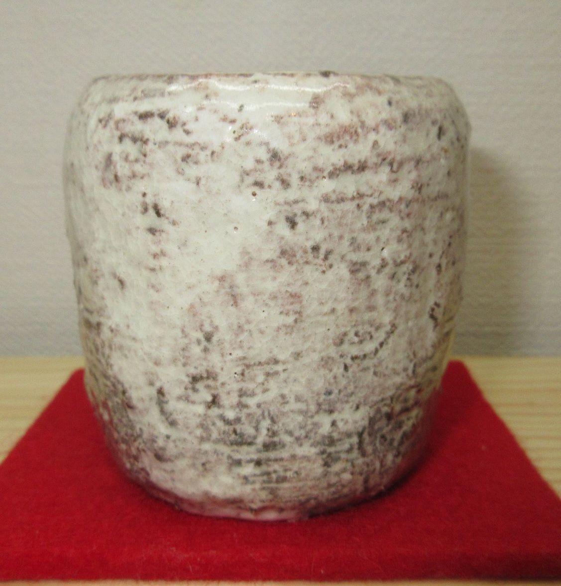 送料込【逢絢亭】茶道具 蓋置 萩焼 つくね蓋置 １２代 田原陶兵衛 共箱入り 逢絢亭】茶道具 蓋置 萩焼 つくね蓋置 12代 田原陶兵衛 共