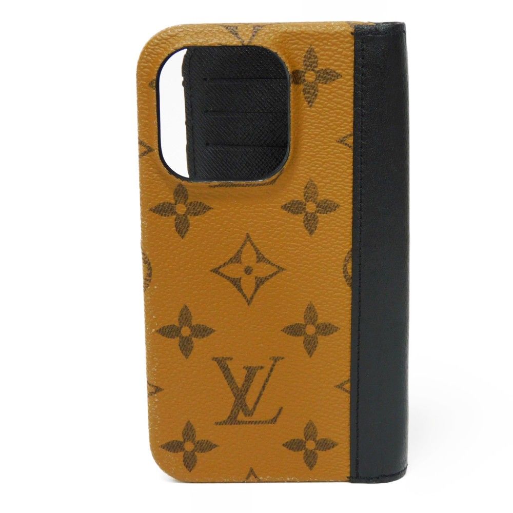 LOUIS VUITTON ルイ・ヴィトン IPHONE 14 PRO フォリオ LVロゴ フラワー キャメル ブラウン ブラック 手帳型 二つ折り  携帯ケース モノグラム リバース ノワール スマホケース M81977 - メルカリ