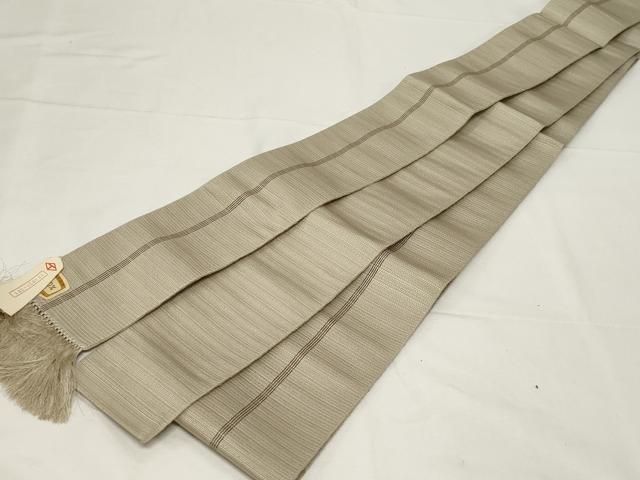 平和屋着物○男性 角帯 宝来織 間道 正絹 逸品 未使用 CAAZ6413dy