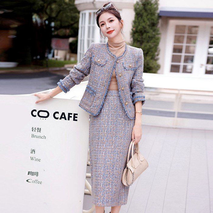 【新品】ツイード フォーマル ドレス セットアップ 2点セット 110 h 2点セット ツイードセットアップセレモニー スーツ