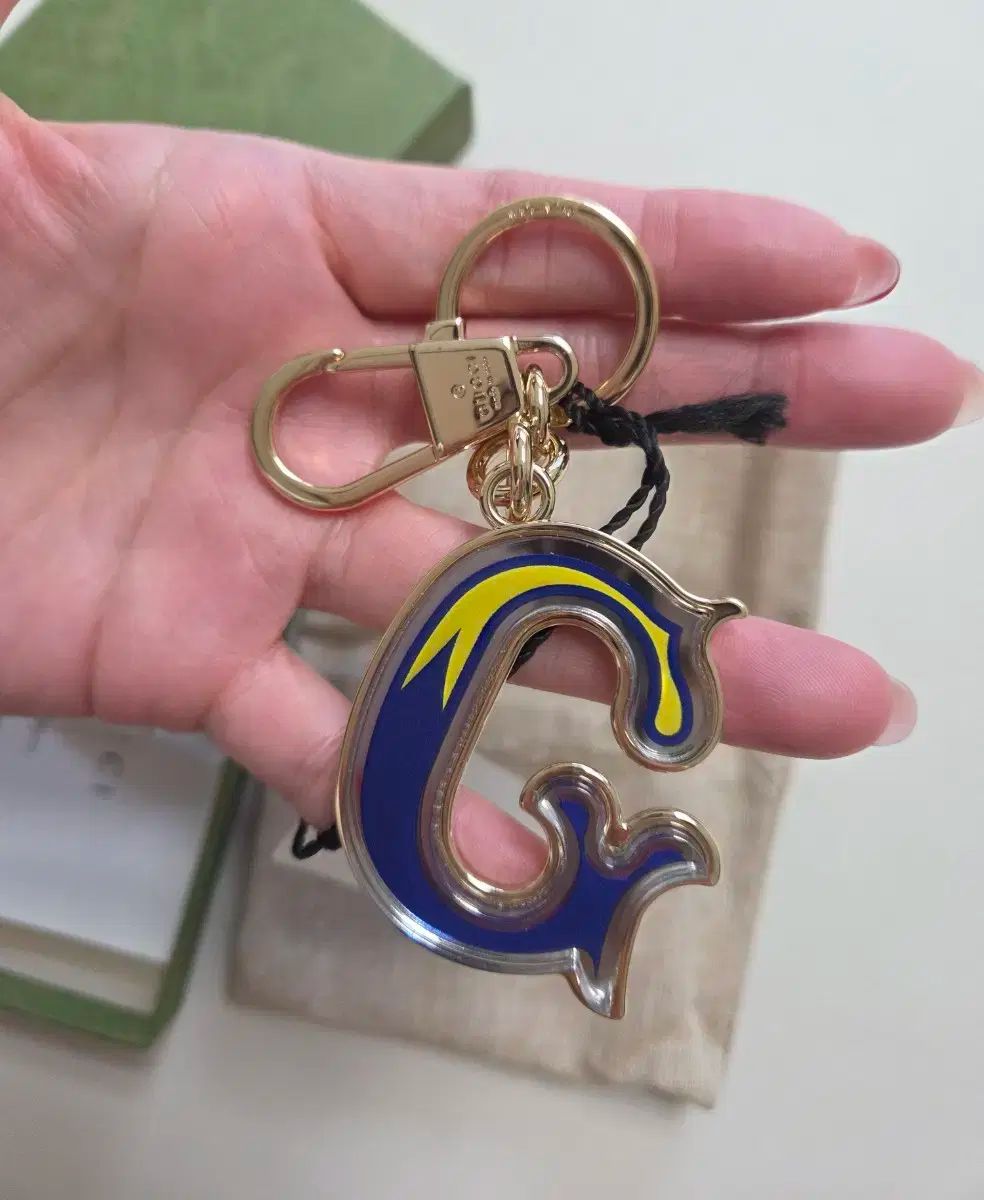 GUCCI グッチ イニシャル キーリング G K P