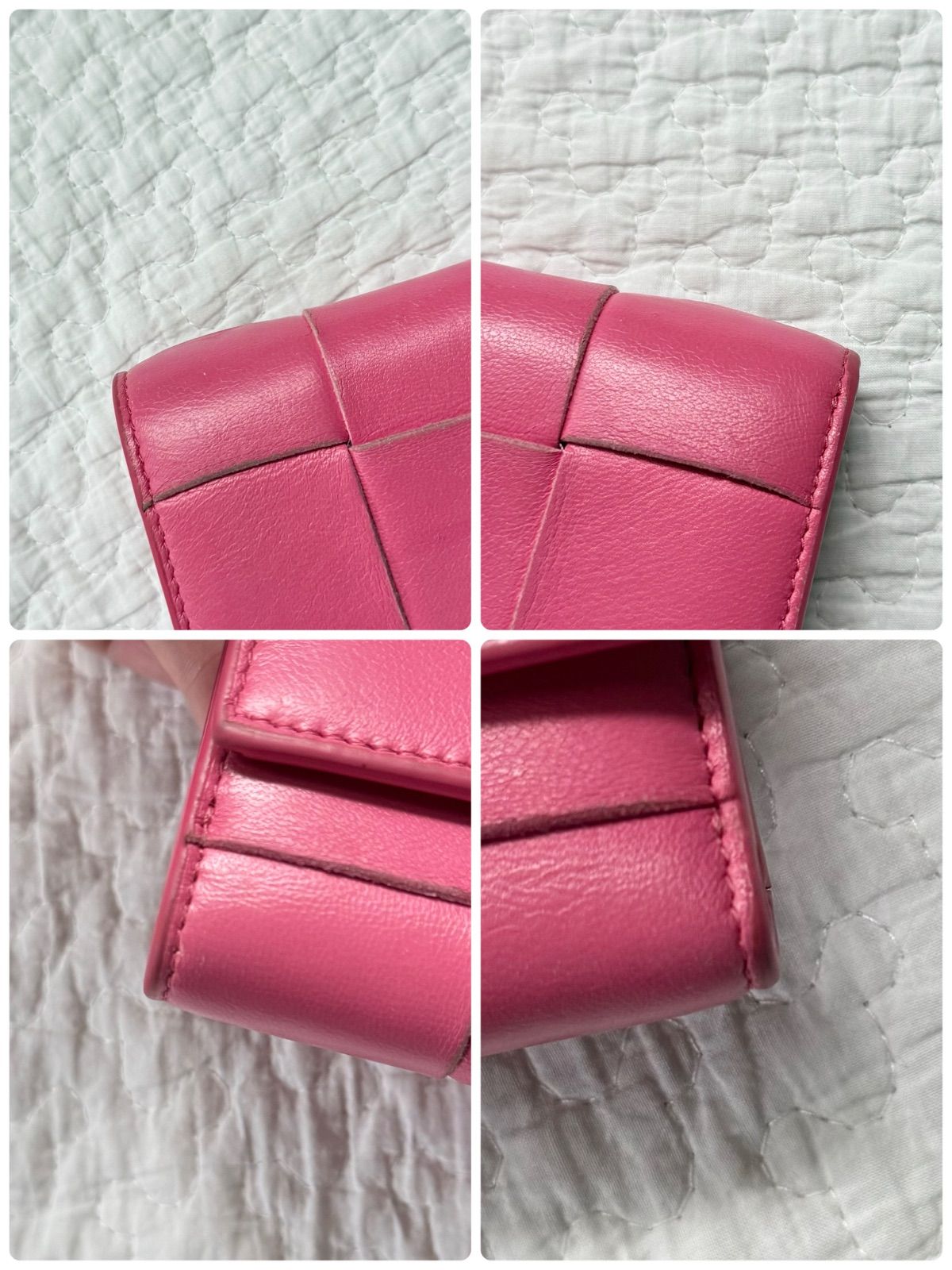 BOTTEGA VENETA ボッテガヴェネタ 折り財布 ピンク レディース 210.jpg