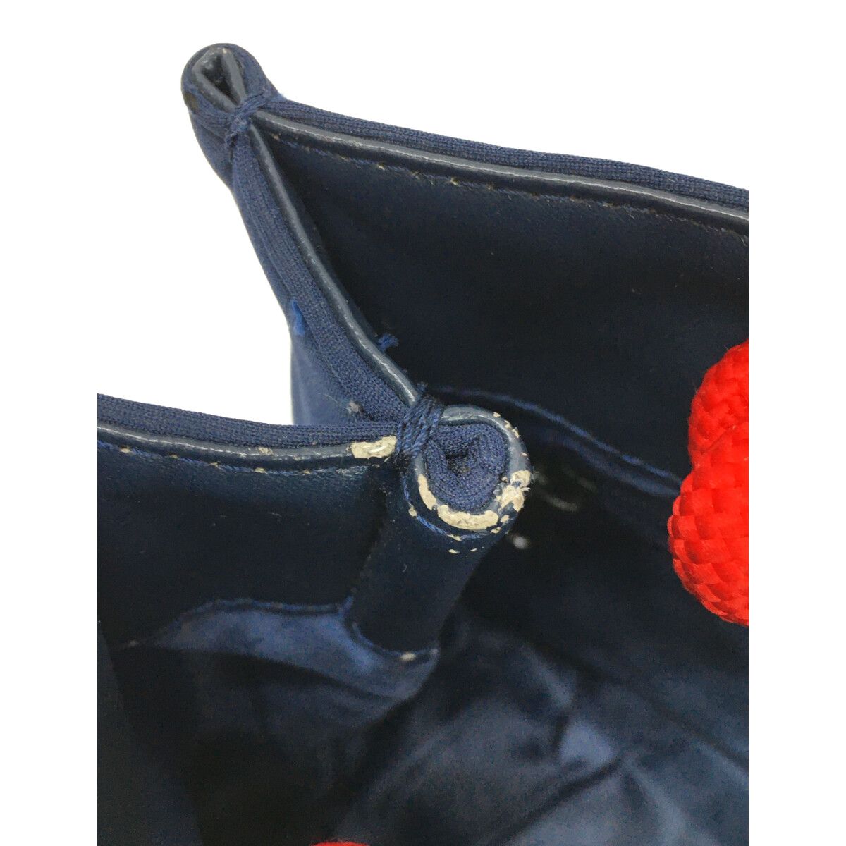 中古 パーリーゲイツ PEARLY GATES カートバッグ 紺 ネイビー 訳