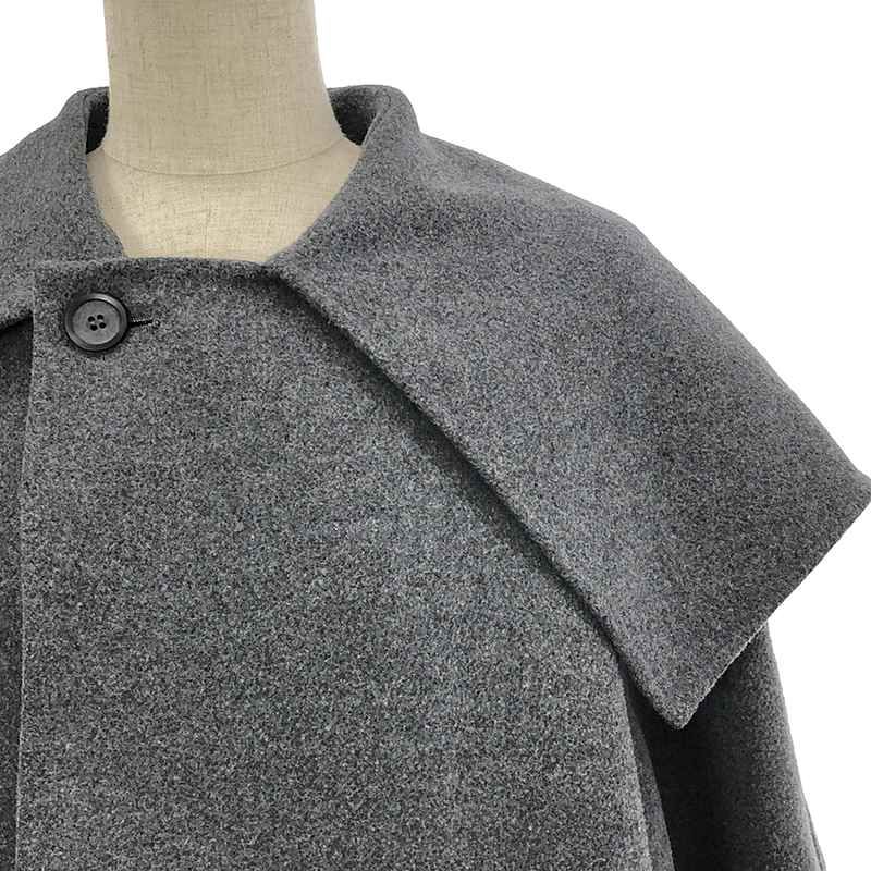 MIESROHE / ミースロエ | 2022AW | リサイクルウールビッグカラー  