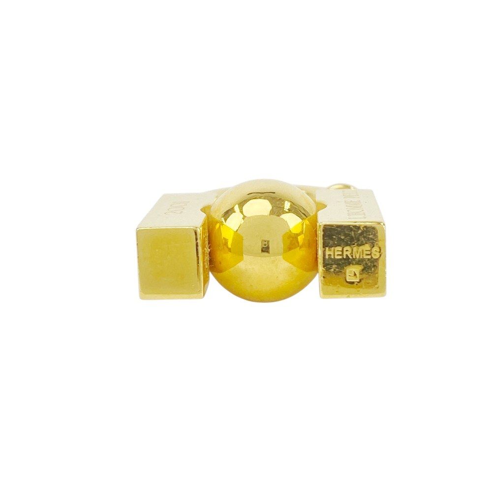 □美品□ エルメス カデナ 地球儀 バッグ チャーム キーホルダー
