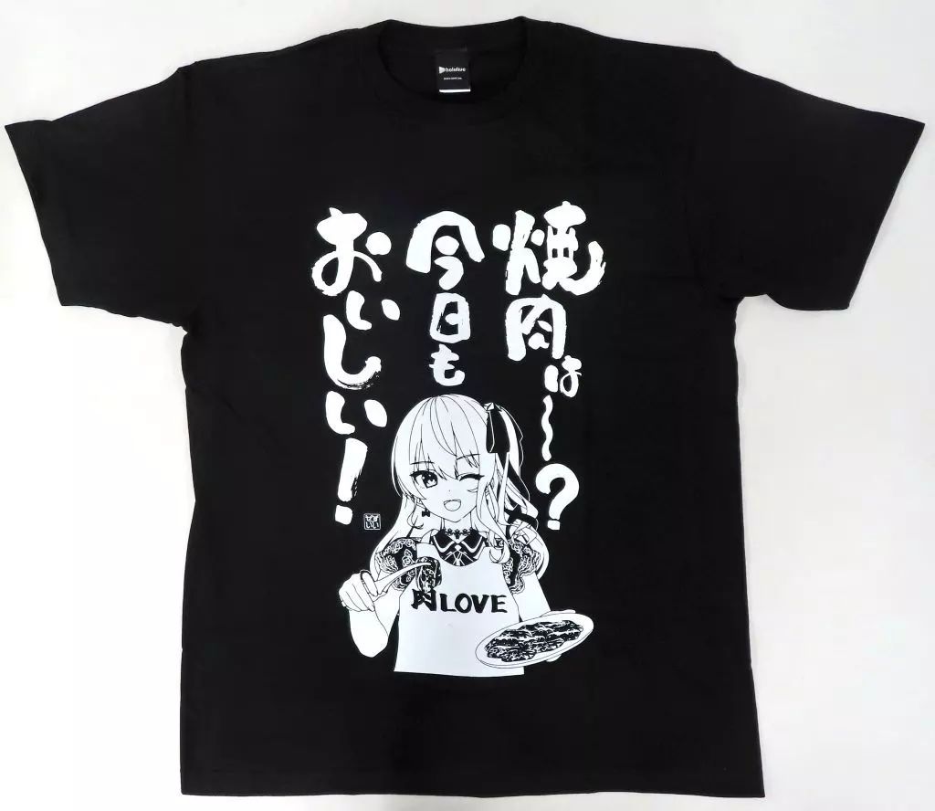 中古】Tシャツ 星街すいせい 焼肉Tシャツ ブラック Lサイズ 中古】Tシャツ 星街すいせい 焼肉Tシャツ ブラック Lサイズ