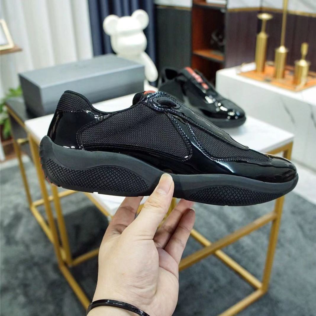 PRADA SPORT プラダ スポーツ AMERICAS CUP ORIGINAL SNEAKER スニーカー ブラック 黒 サイズ７