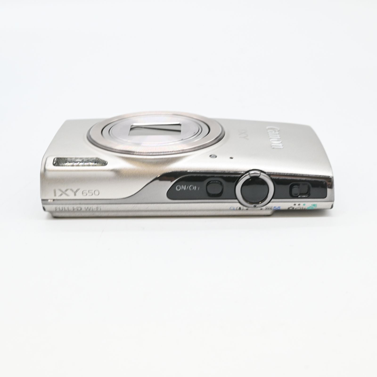 並品】Canon コンパクトデジタルカメラ IXY 650 シルバー 光学12