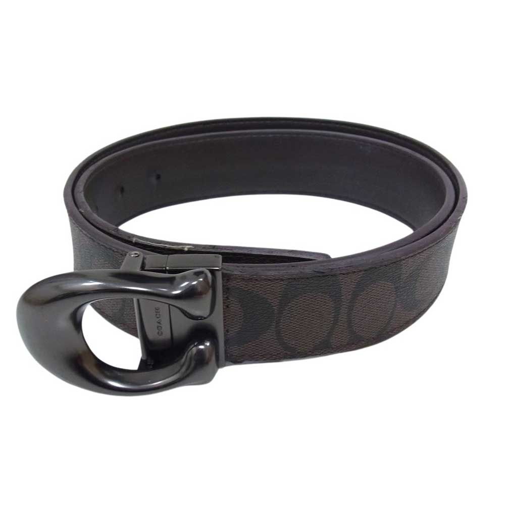 【新品】コーチ　ブラウン C型バックル ベルト 新品】コーチ ブラウン C型バックル ベルト 楽天市場】ブラウン