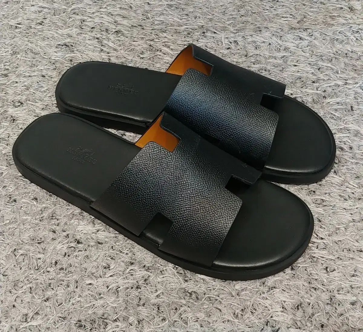メンズ イズミール サンダル 黒 エルメス イズミール サイズ41
