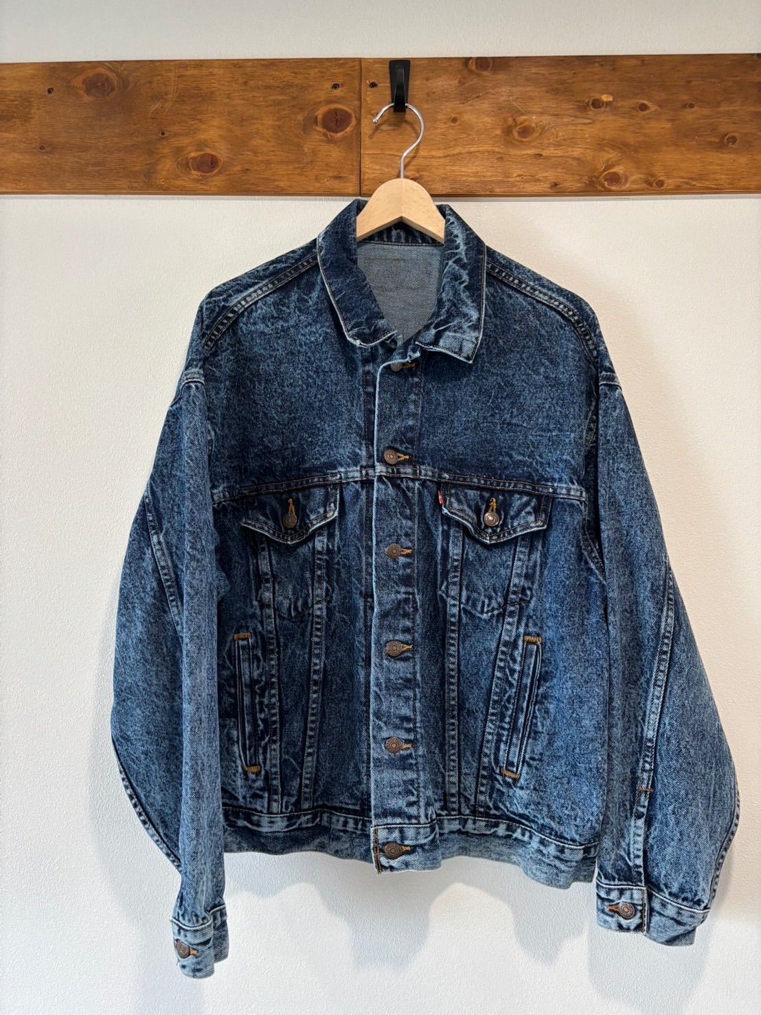 USA製 ヴィンテージ リーバイス ブラックデニムジャケット Gジャン