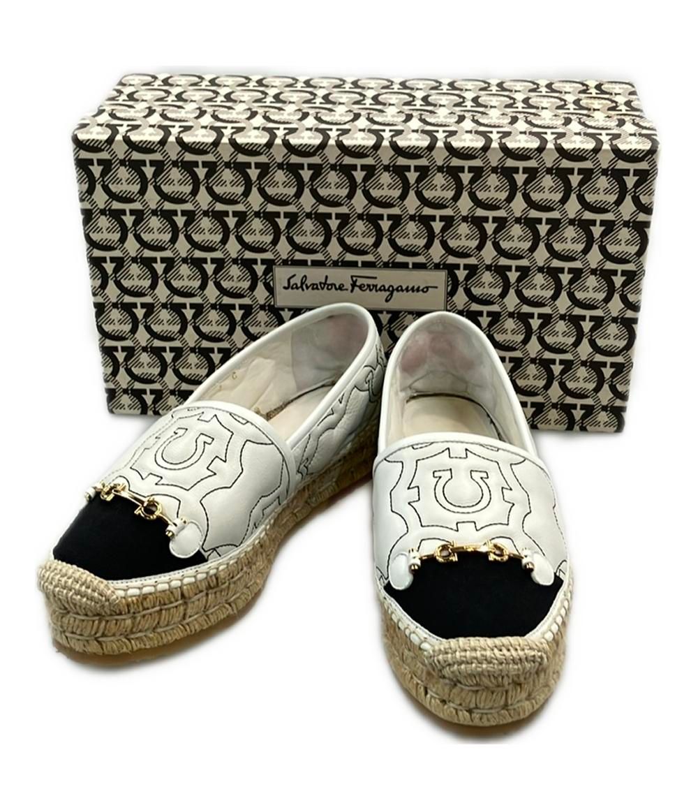 サルヴァトーレフェラガモ スリッポン エスパドリーユ レディース SIZE 7 L Salvatore Ferragamo