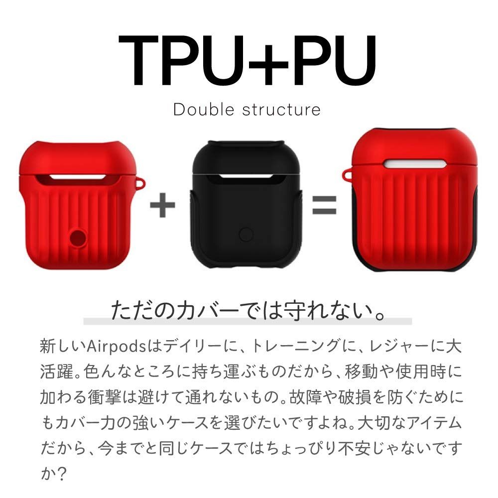 AirPods 用 ケース エアーポッド 保護ケース キャリーケース 全面保護