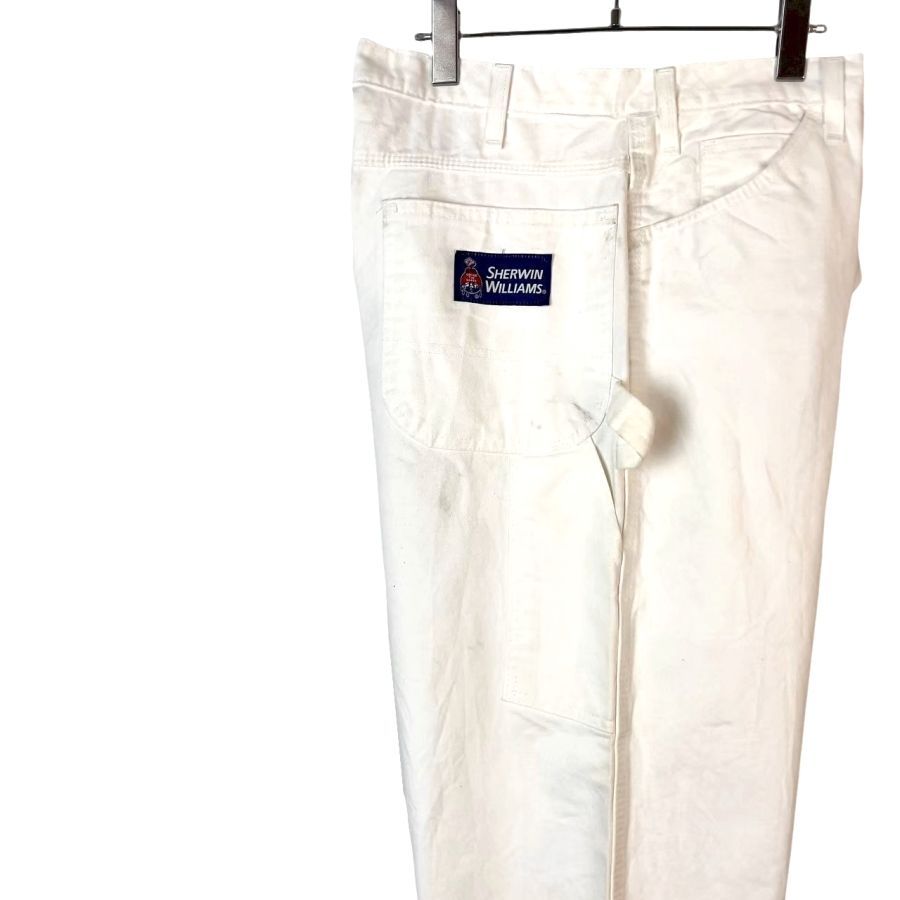 ディッキーズ　SHERWIN WILLIAMS　ペインターパンツ　白　W32 Dickies×SHERWIN WILLIAMS W32 L32 ホワイトペインターパンツ