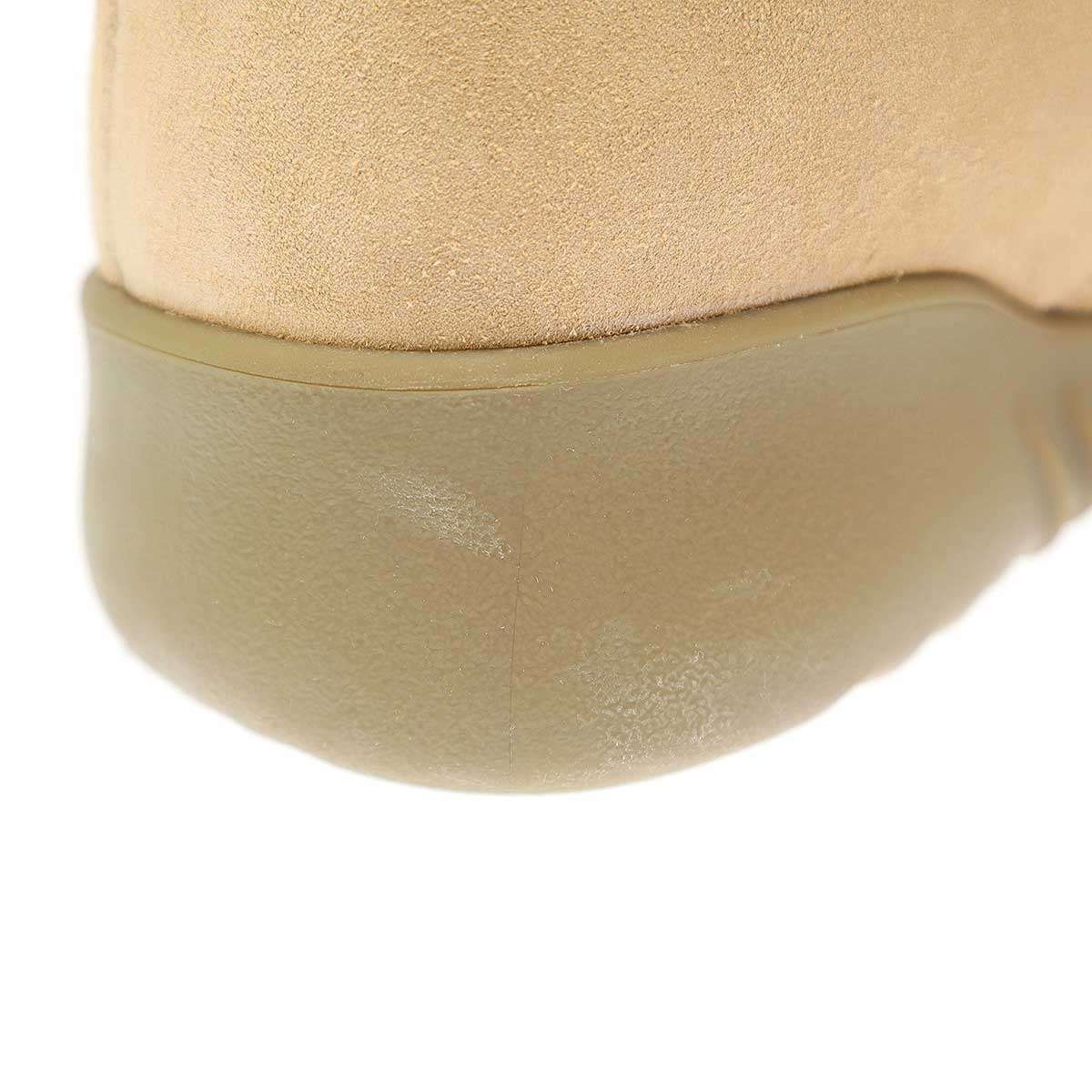 BURBERRY バーバリー Log High スウェードレザークリーパーブーツ