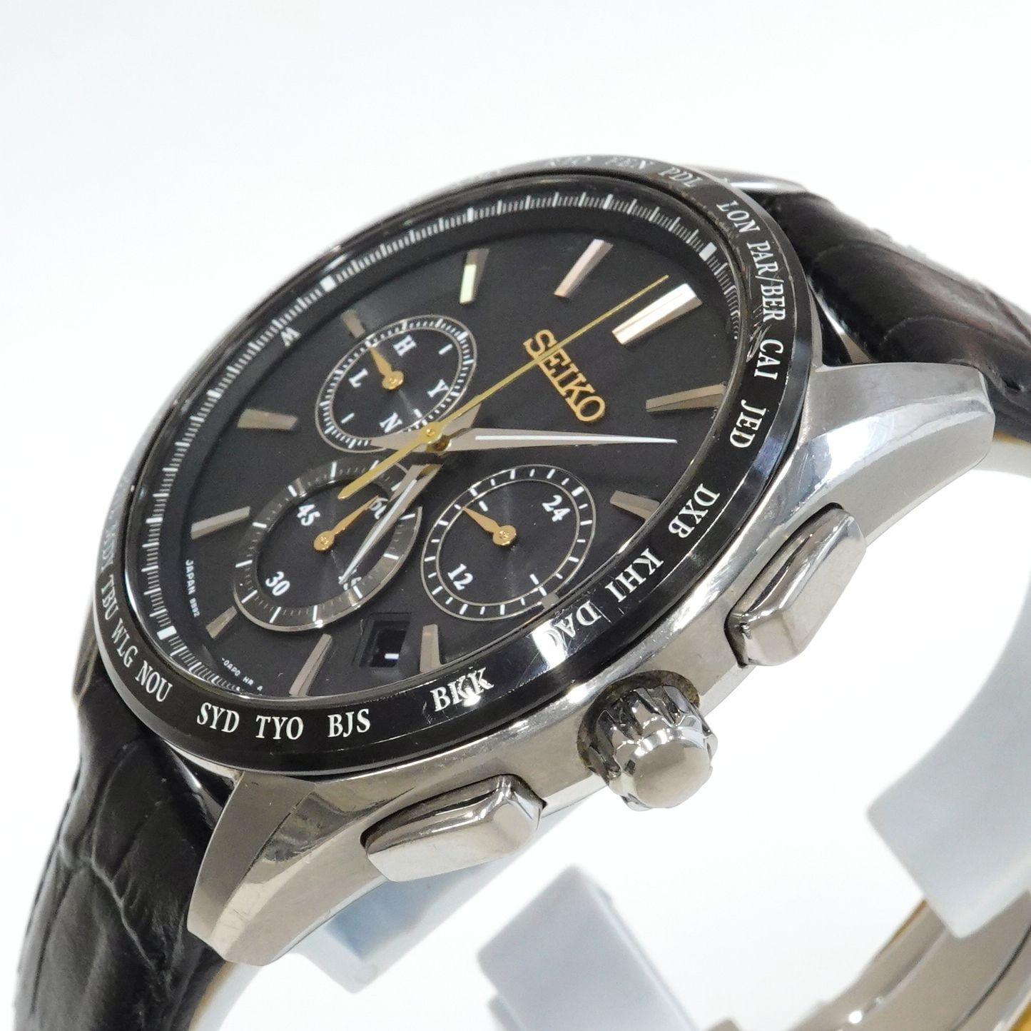 セイコーSEIKOブライツ/8B92ー0AP0フライトエキスパート電波ソーラー SEIKO/セイコー】 ブライツ フライトエキスパート SAGA219 8B92