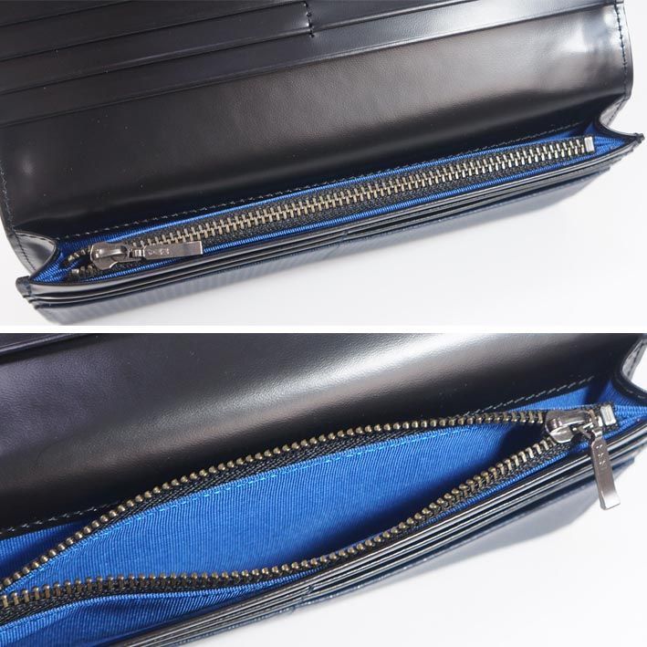 新品 LANVIN en Bleu 牛革 長財布 ハイデ Ⓗ LANVIN en Bleu ランバンオンブルー 牛革 長財布 ハイデ メンズ