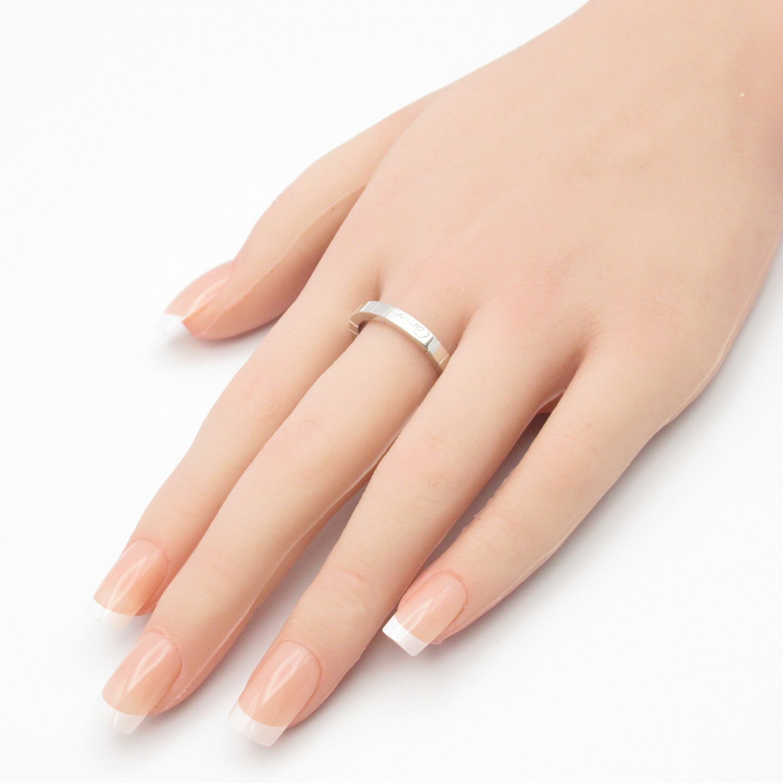 Cartier カルティエ ラニエール リング　指輪K18WG ホワイトゴールド Cartier カルティエ ラニエール リング 指輪 9号 18金 K18