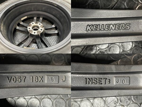 走行短め【DUNLOP WM02 245/50R18】スタッドレス【KELLENERS