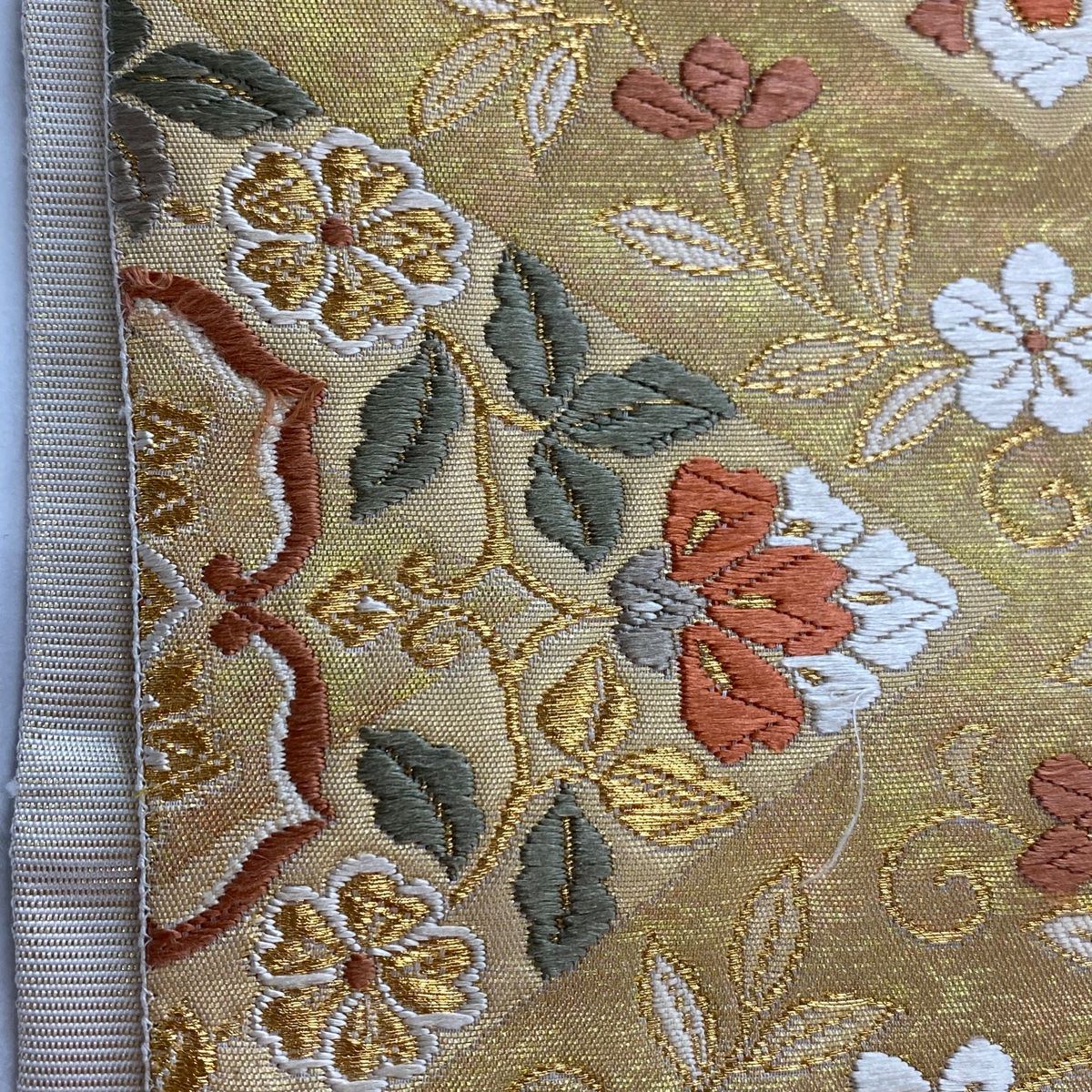玉虫色風　正絹　絹　袋帯　美品　変色柄　美品　六通 玉虫色風 正絹 絹 袋帯 美品 変色柄 美品 六通