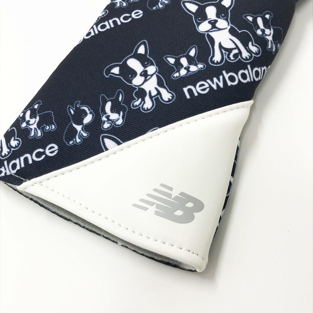 NEW BALANCE GOLF ニューバランス  ヘッドカバー 2点セット ボストンテリア 総柄 ホワイト系 FW UT [240101497600] ゴルフウェア ストスト NEW BALANCE GOLF ニューバランス ヘッドカバー 2点セット