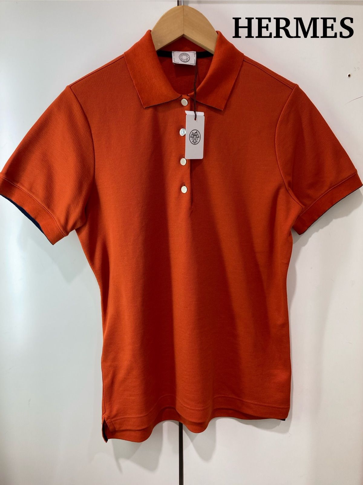 値下げ　新品　HERMES ドゥブル・ジュー　ポロシャツ ポロシャツ 《ドゥブル・ジュ》 | Hermès - エルメス-公式サイト